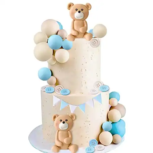 3D Bear Balls Cake Toppers