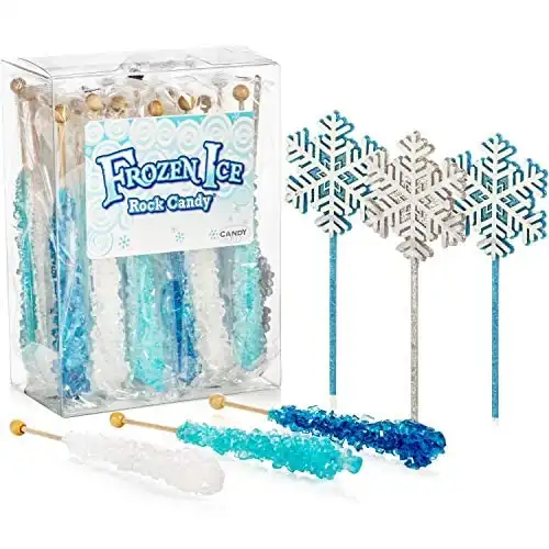 Frozen Ice Rock Candy Sticks