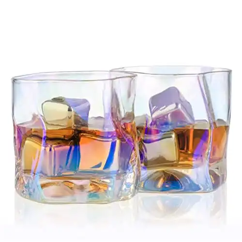 Iridescence Whiskey Glasses