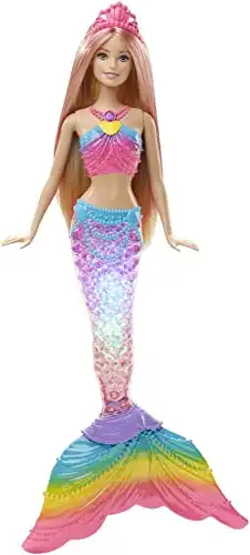 Barbie Doll Mermaid with Light-up Tail!