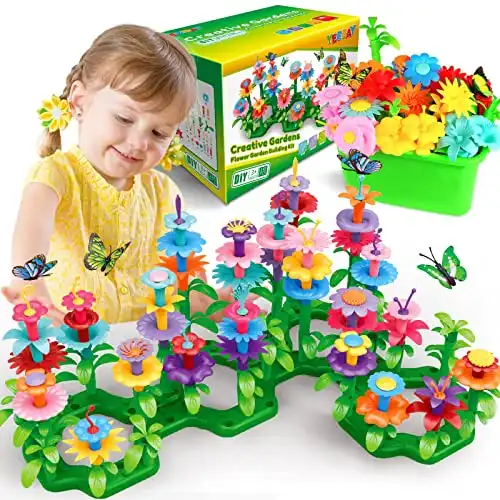 Flower Garden Building Toys for Kids