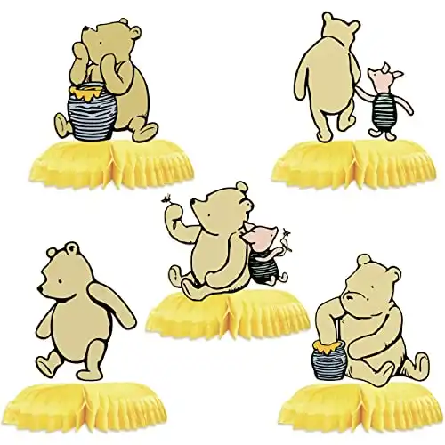 Winnie Pooh Party Honeycomb Centerpieces