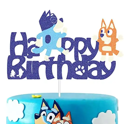 Bluey Birthday Cake Topper