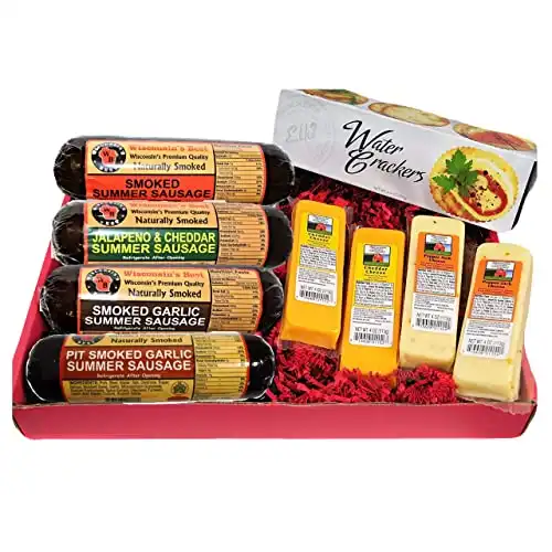 Cheese and Sausage Gift Basket