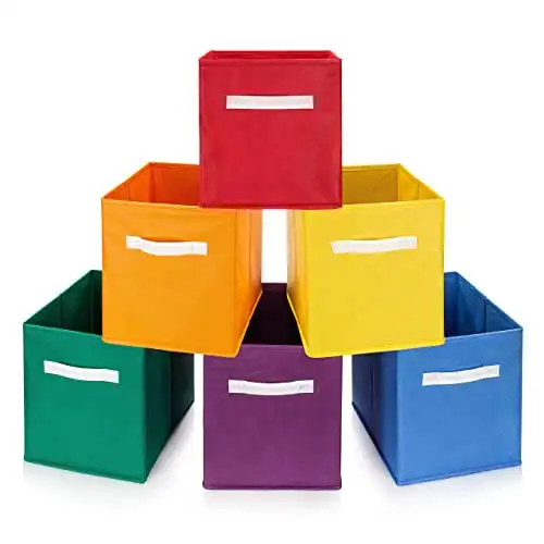Rainbow Color Storage Bins