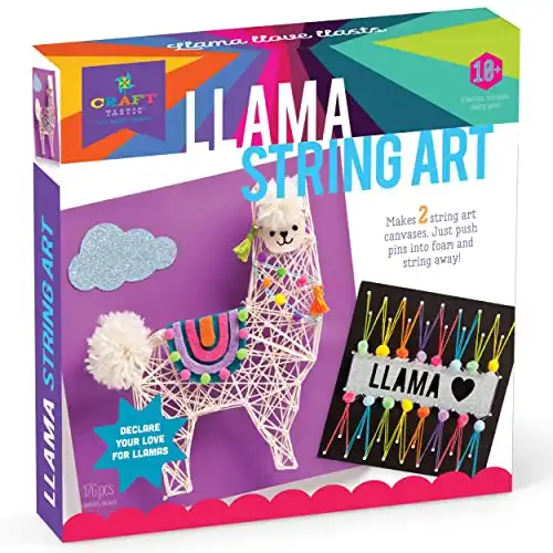Llama String Art Gift