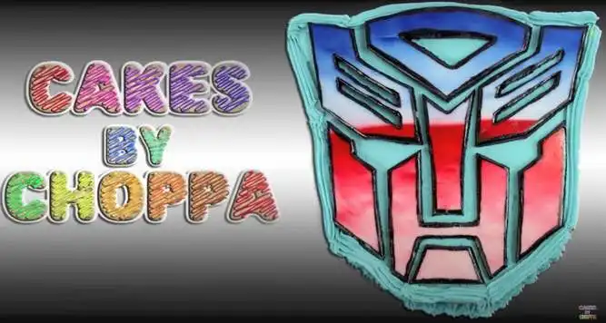 Transformers - Autobot Logo Cake