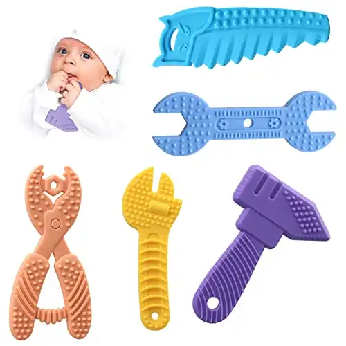 5 PCS Baby Teething Toys - Silicone