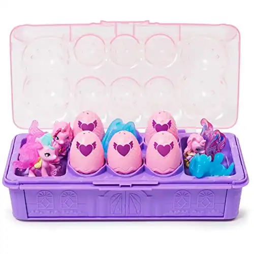 Hatchimals CollEGGtibles, Unicorn Family Carton with Surprise Playset