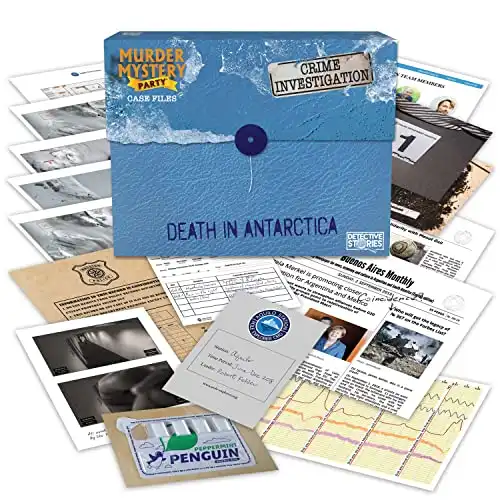 Murder Mystery Party Case Files: Death in Antarctica